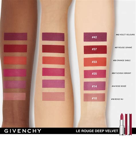 givenchy le rouge deep velvet lipstick 37|givenchy color changing lipstick.